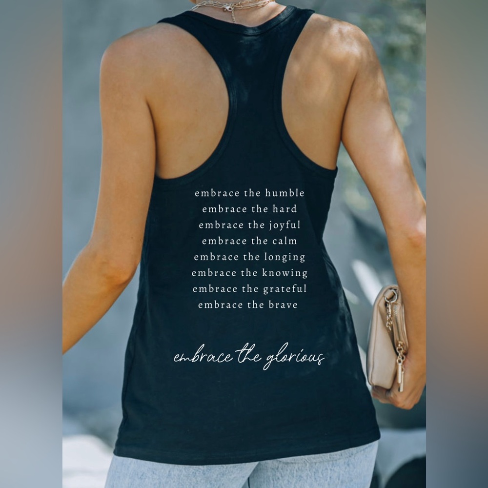 - Yoga Bitch Glorious Mantra Racerback Tank NWT